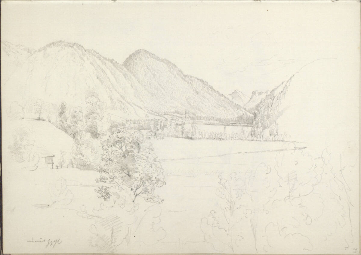 Blick auf Bad Ischl, Ferdinand Georg Waldmüller
