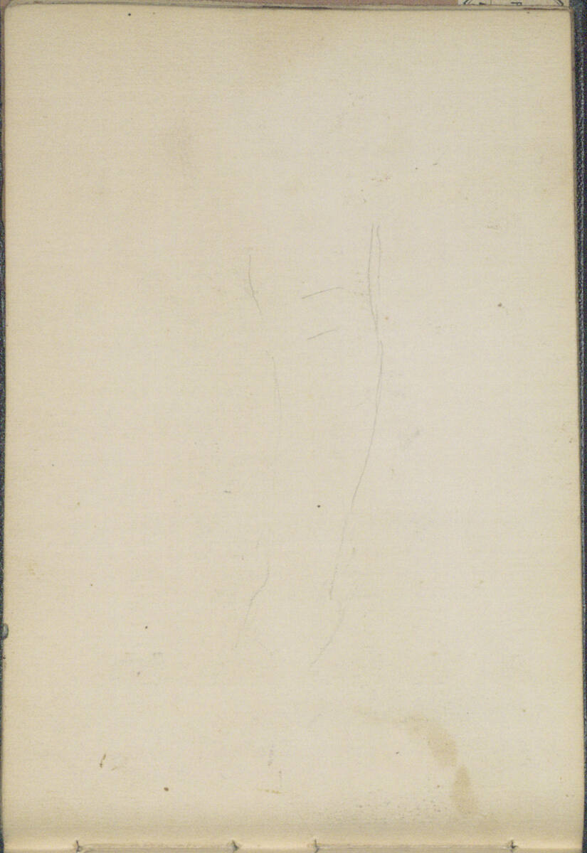 Beinskizze (?), Anton Romako