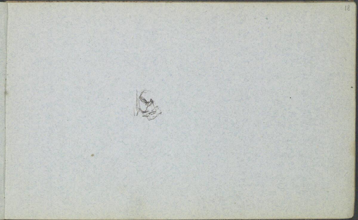 Anton Romako, Undeutliche Skizze, Inv. Nr.: 25886/18r