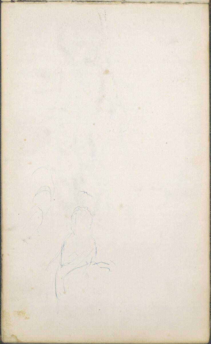 Anton Romako, Verschiedene Skizzen, Inv. Nr.: 25886/34v