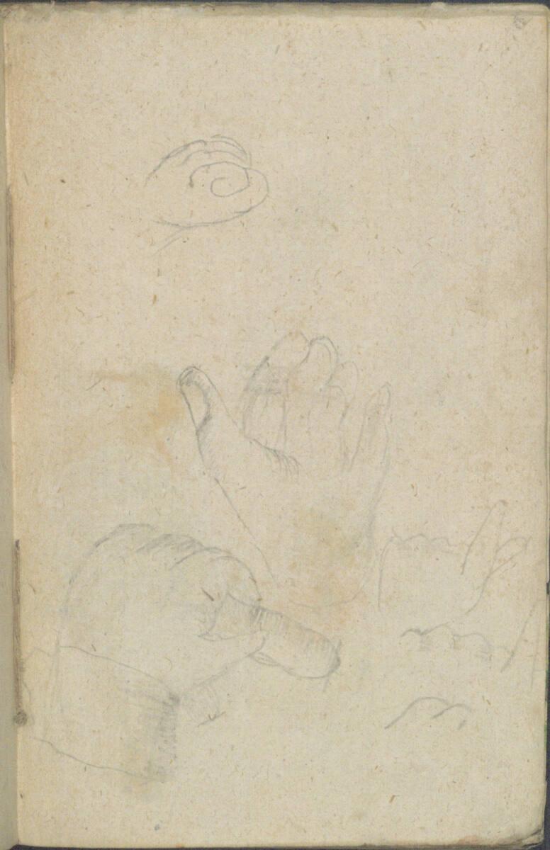 Josef von Führich, Zeichnen-Büchel  Joseph Führich vom 10. Dezember 1806, Inv. Nr.: 25934b/6r