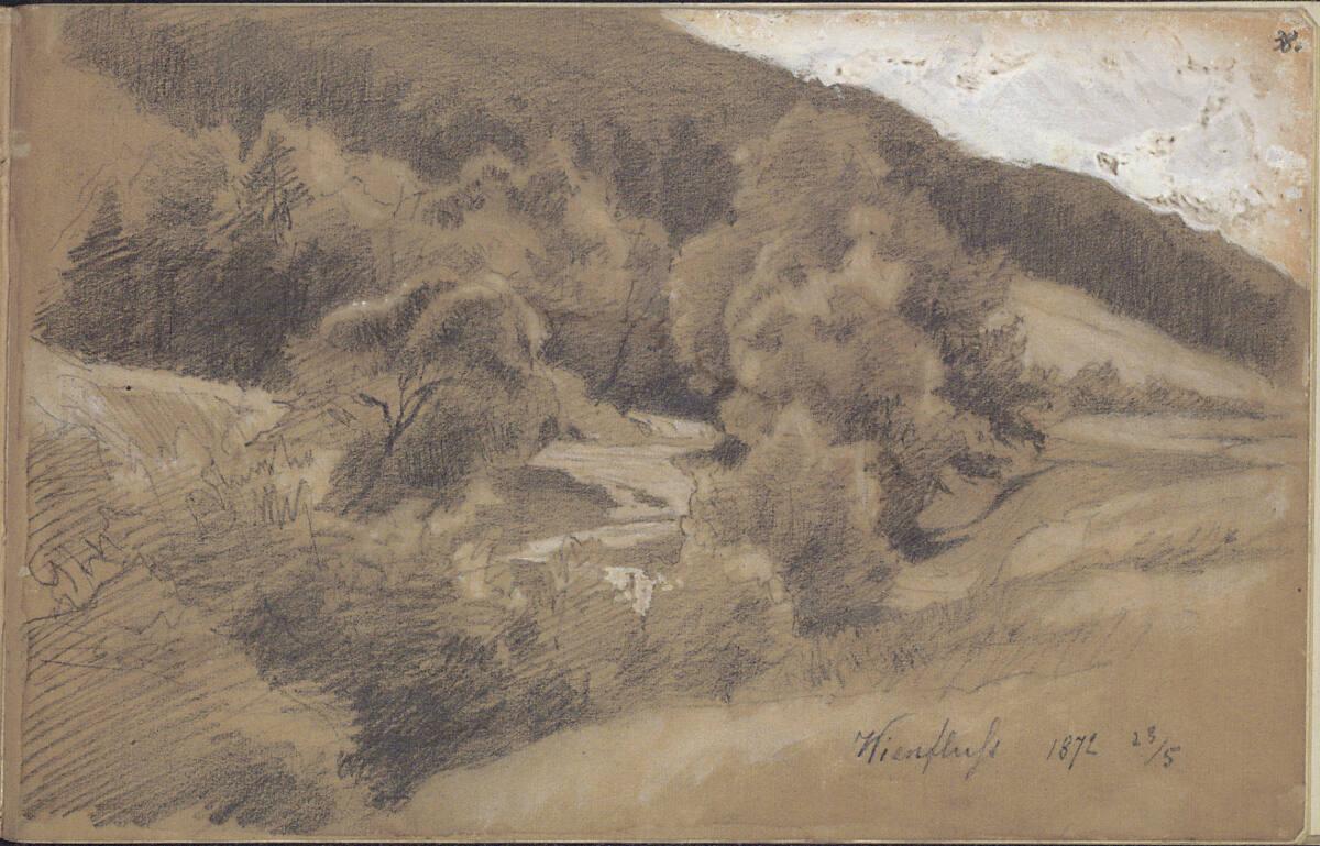 Carl Schuch, Wienfluß, Inv. Nr.: 27468/38