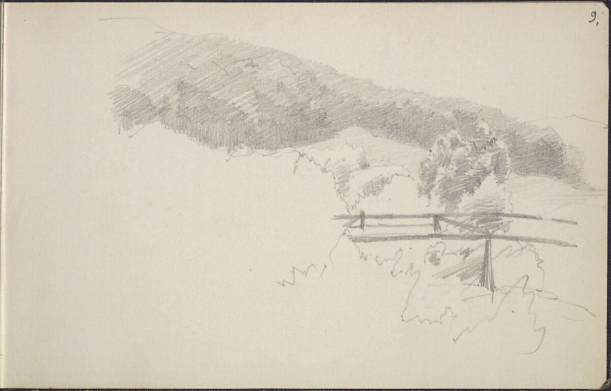 Carl Schuch, Landschaftsstudie, Inv. Nr.: 27468/9