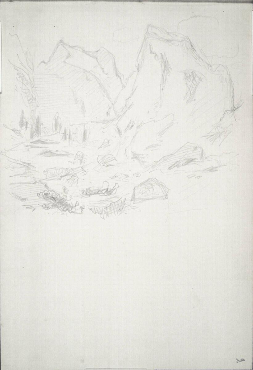 Carl Schuch, Felslandschaft, Inv. Nr.: 27469/9