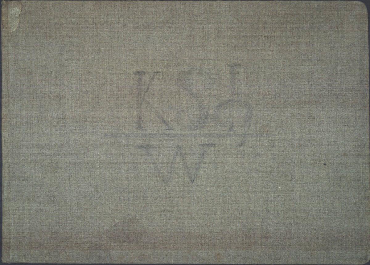 Carl Schuch, Bezeichnung "K Sch W", Inv. Nr.: 27470/Deckel