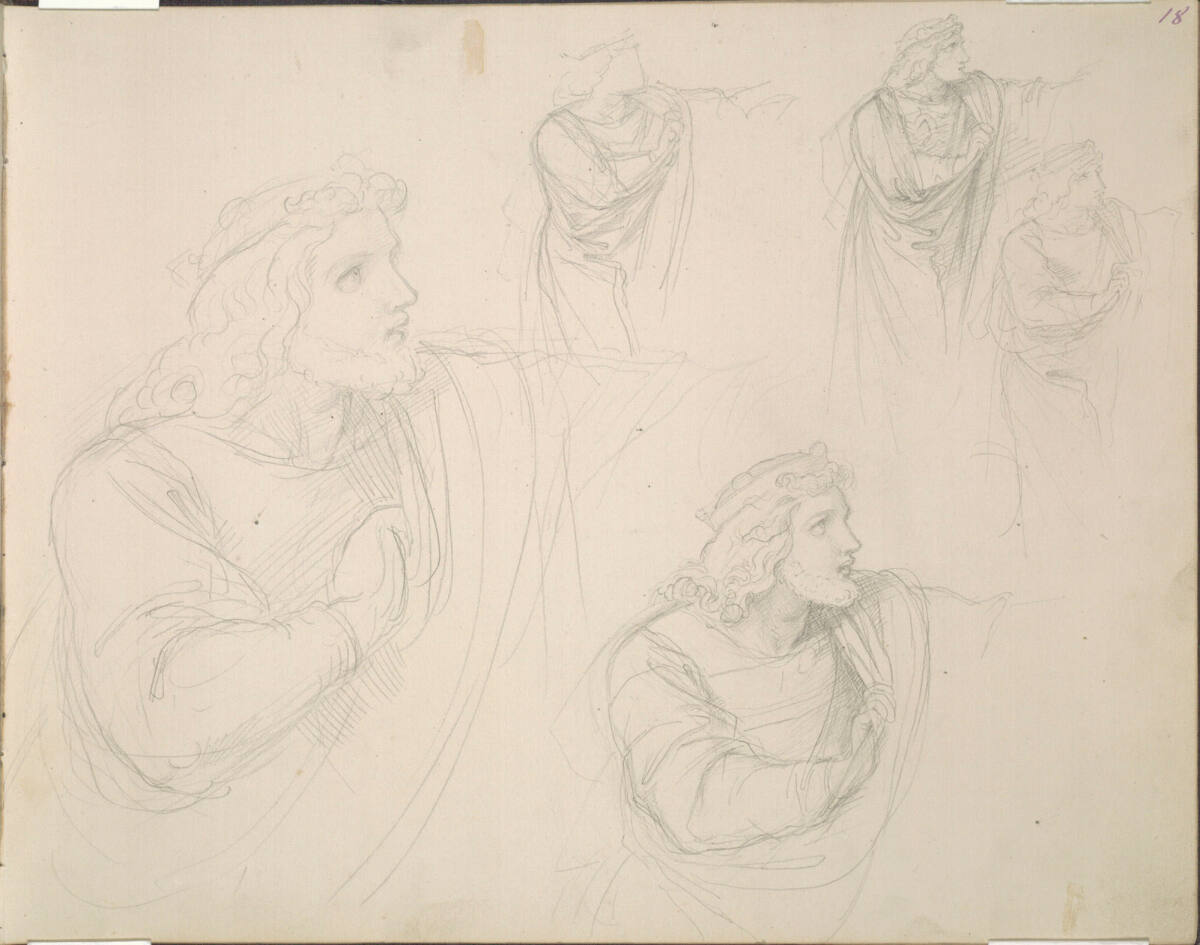 Verschiedene Skizzen, Moritz von Schwind