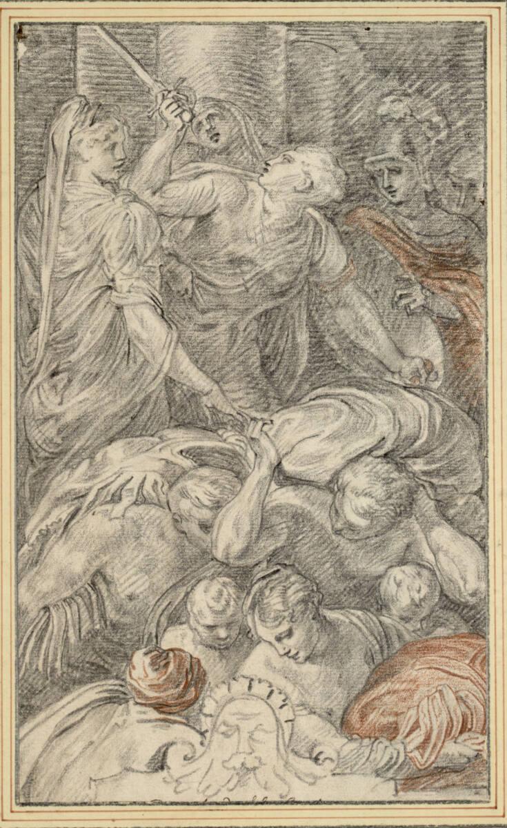 Achilleus vor Lykomedes  (Ilias), Inv. Nr.: 9002