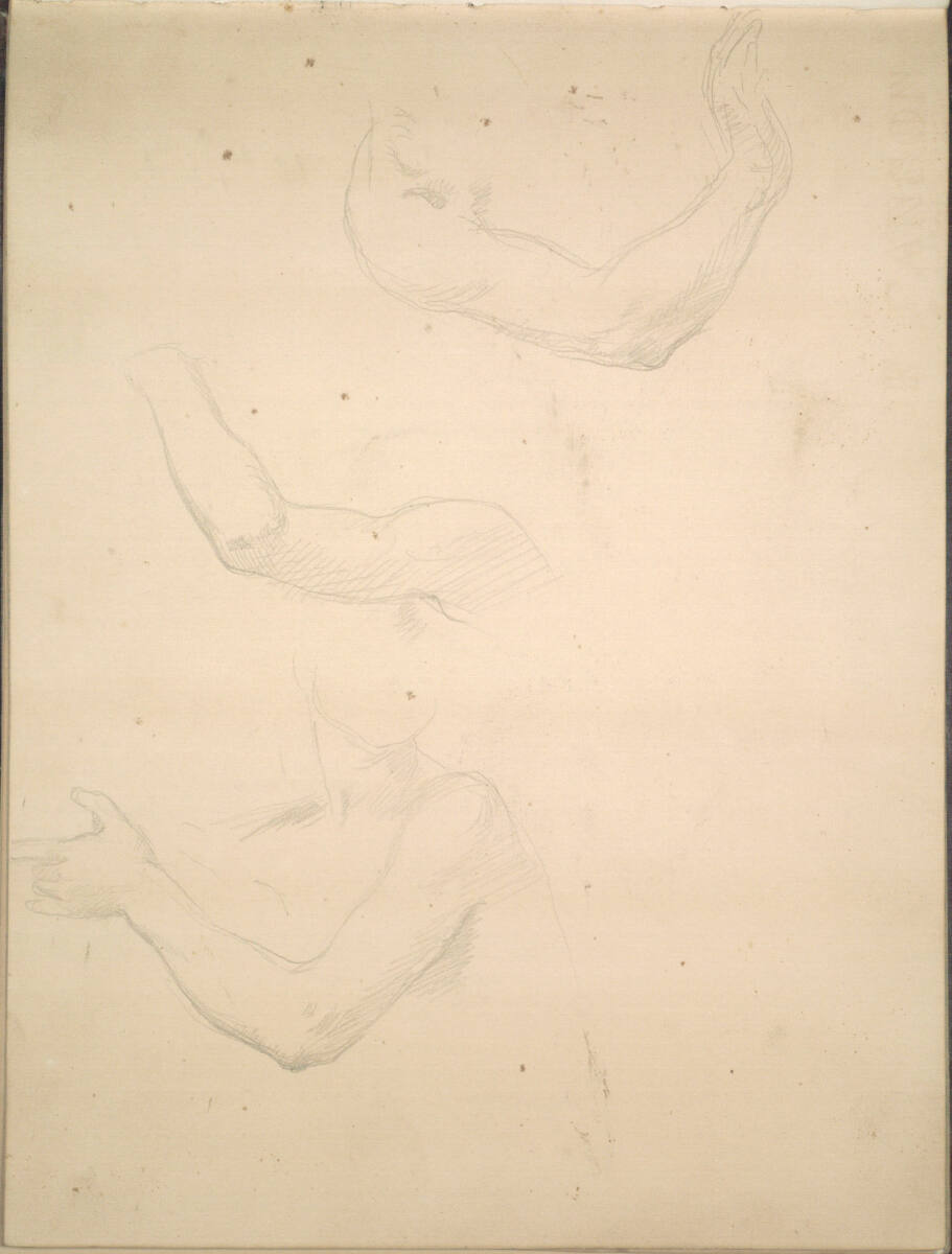 Verschiedene Armskizzen, Moritz von Schwind, 1852–1864