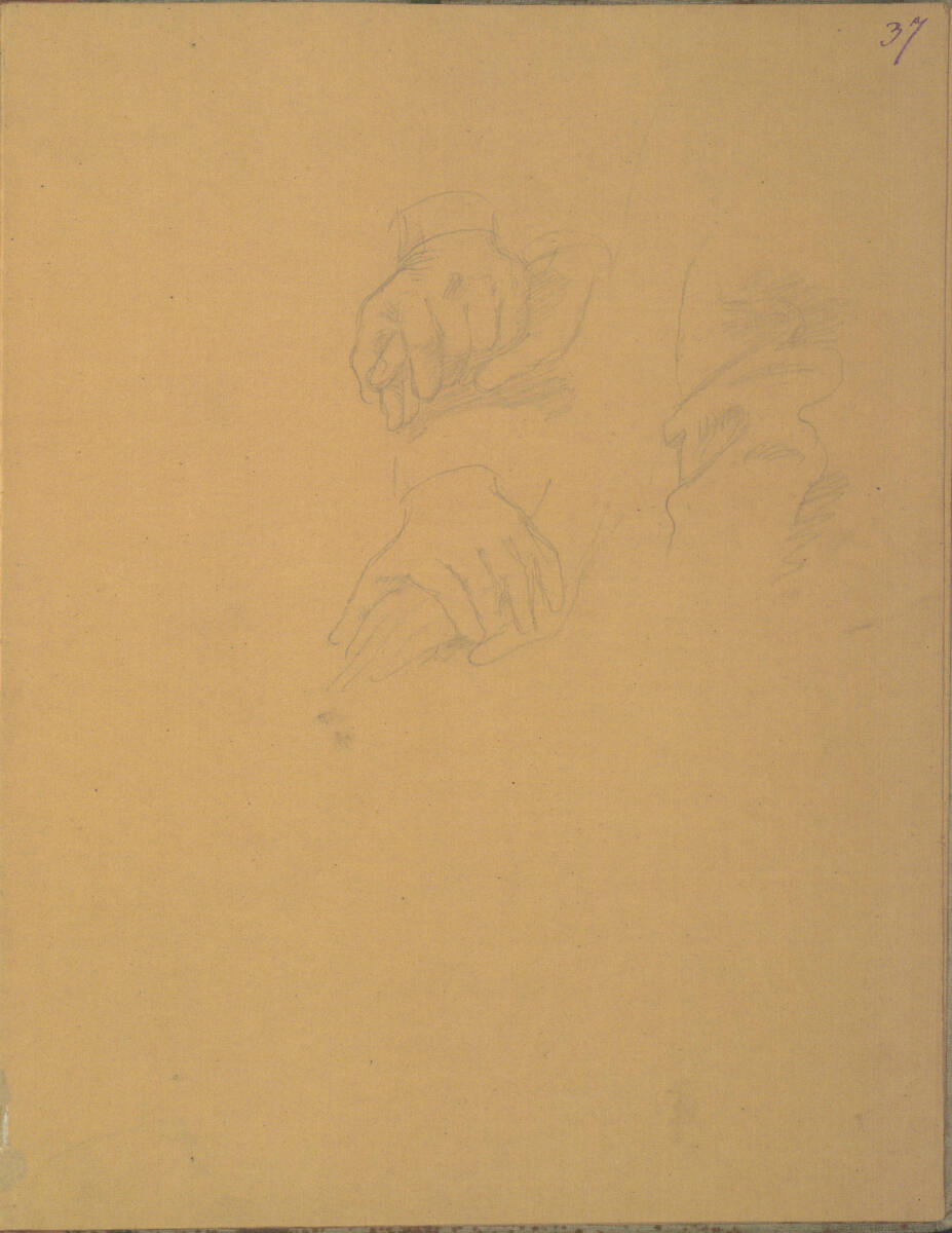Handstudien, Moritz von Schwind, 1859–1860