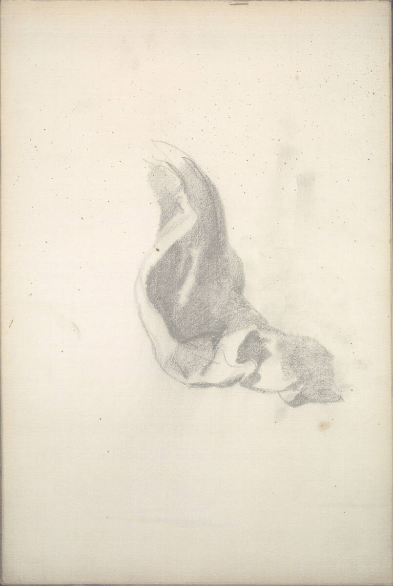 Studie zu einem Faltenwurf, Hans Canon