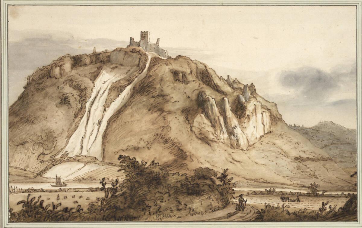 Lambert Doomer, Drachenfels am Rhein, Inv. Nr.: 9027