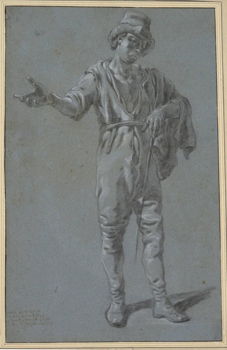 Jacob Adriaensz. Backer, Einer von Josephs Brüdern mit ausgestrecktem rechten Arm, Inv. Nr.: 90…
