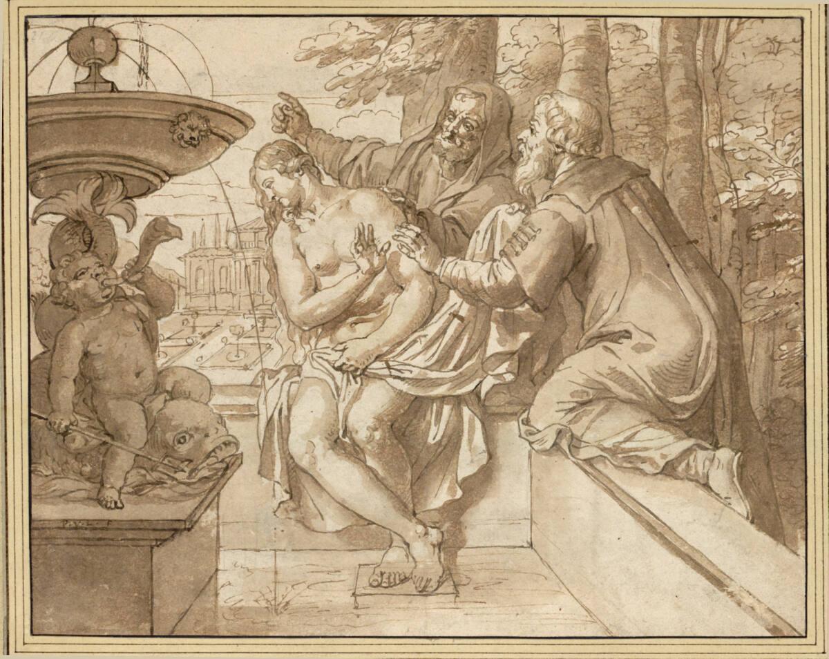Peter van Lint, Susanna und die beiden Alten, Inv. Nr.: 9045