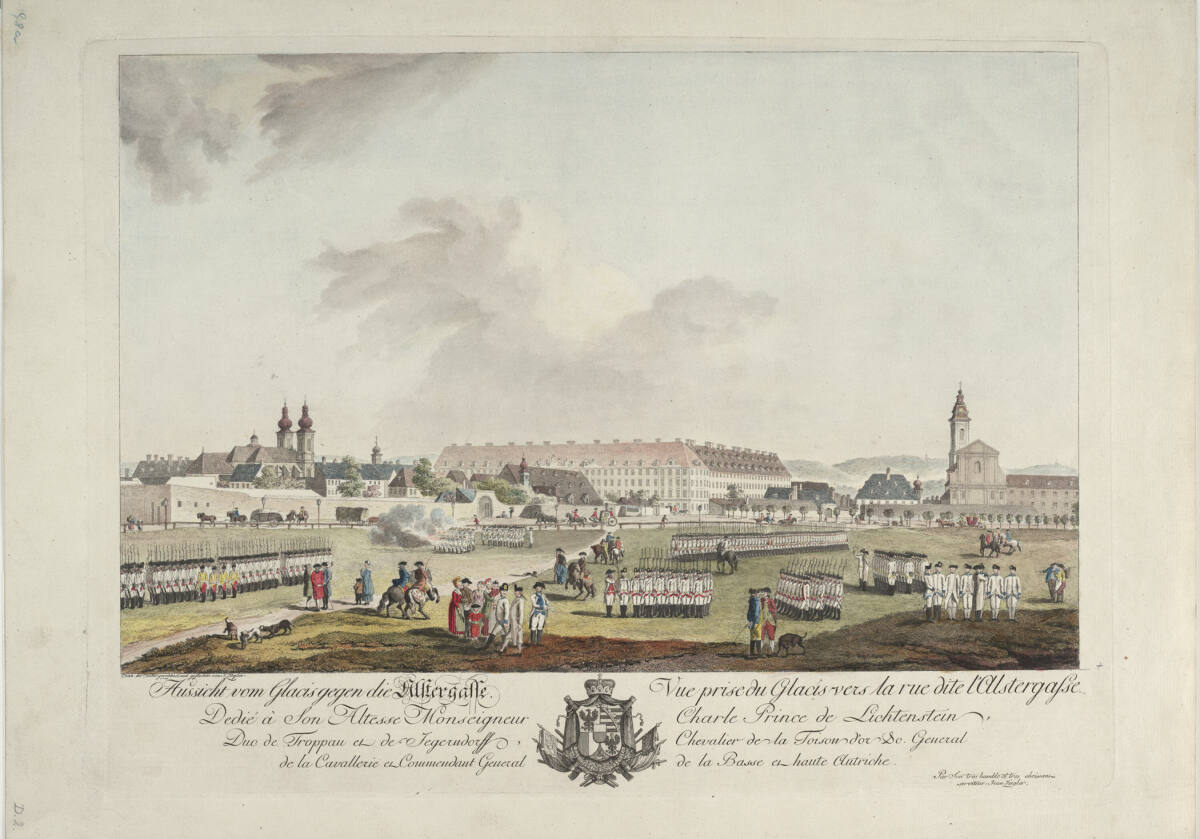 Glacis gegen Alstergasse, 1779