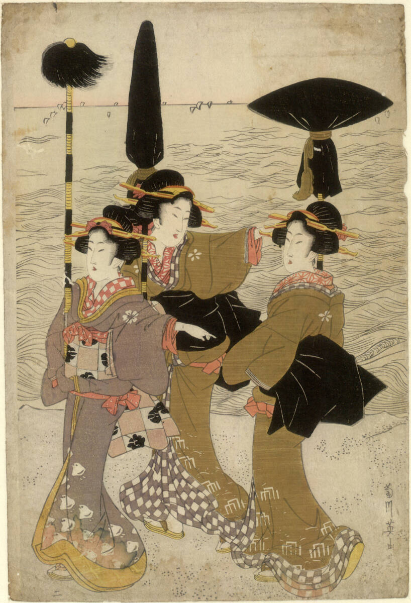 Zug der Prinzessin, Kikukawa Eizan