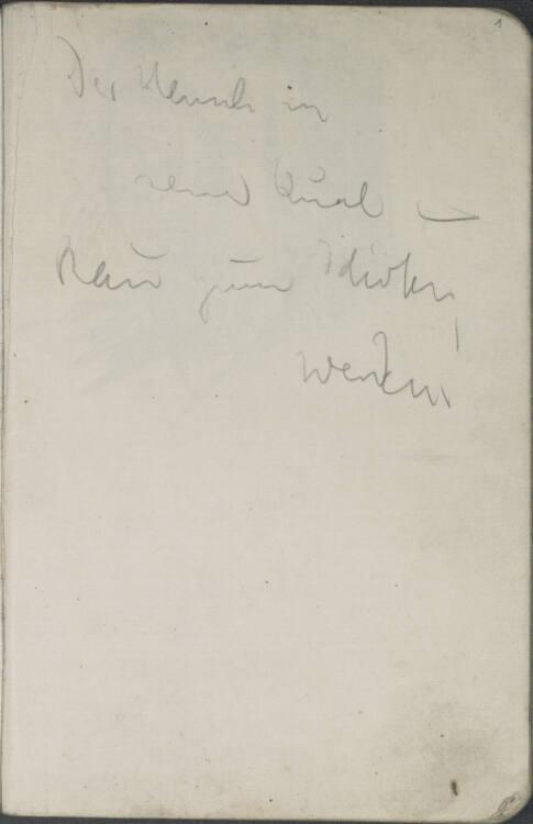 Anton Mahringer, Notiz, Inv. Nr.: 41392/1