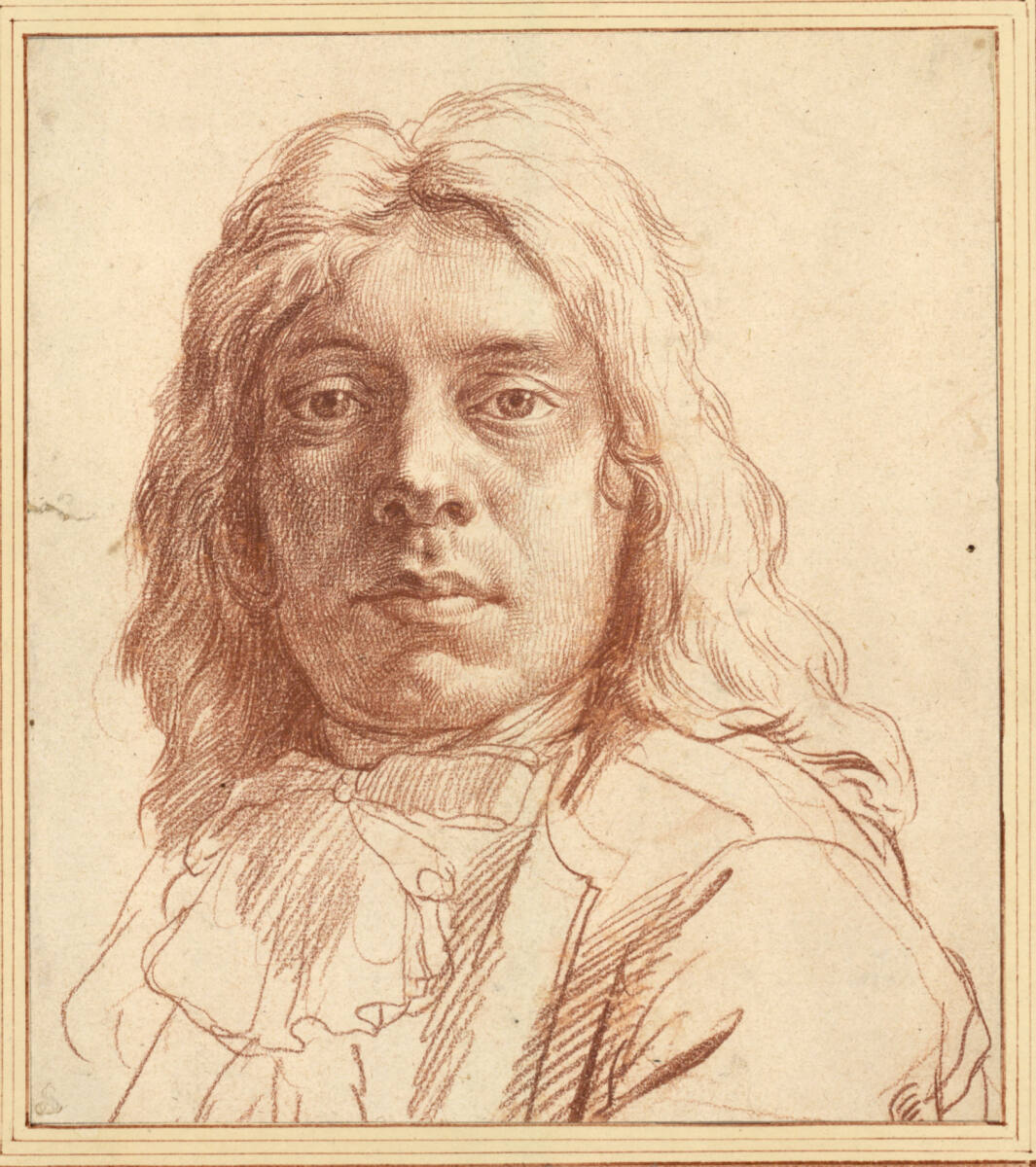 Brustbild eines vornehmen Mannes mit langem Haar, Leendert van der Cooghen
