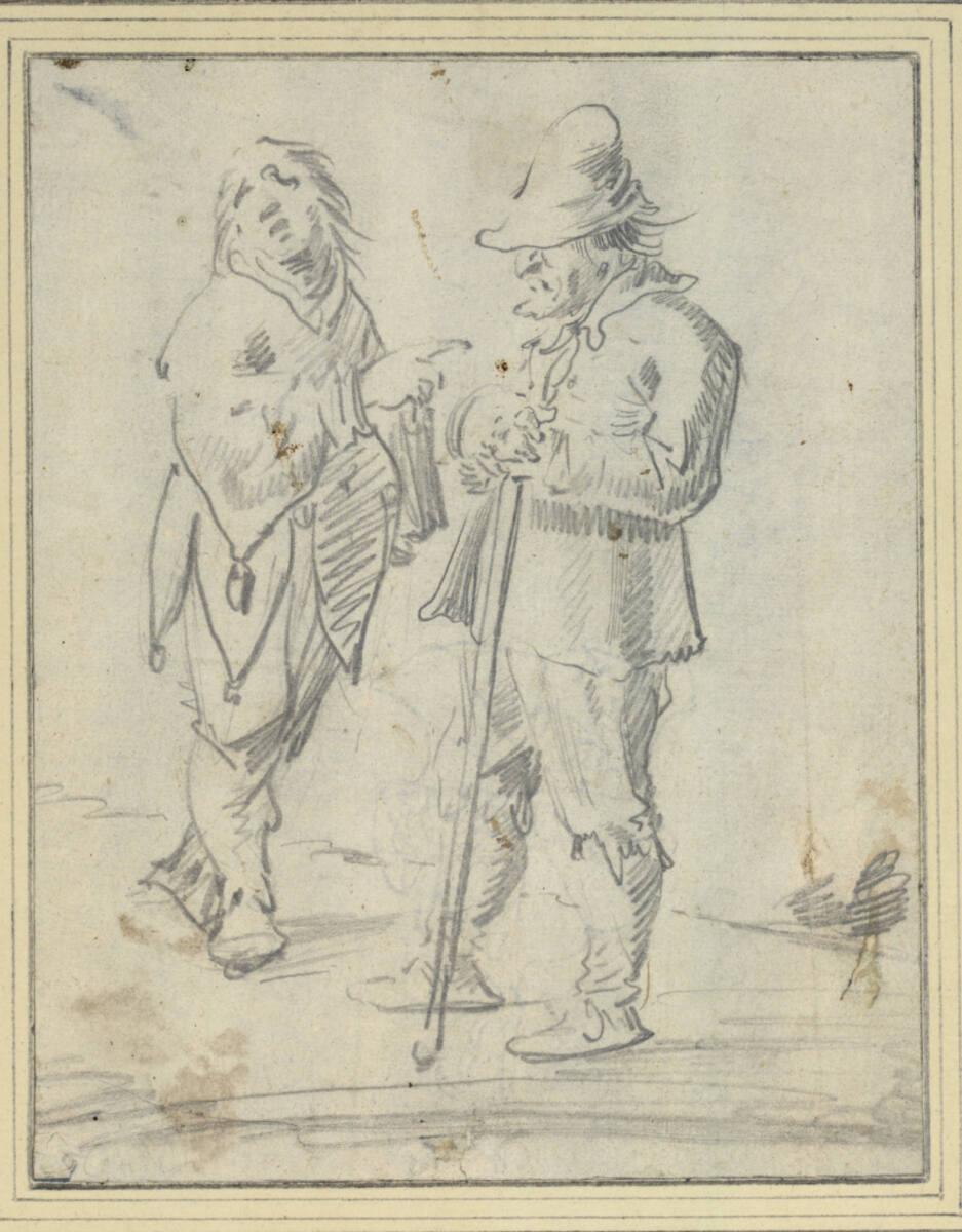 David Teniers d. J., Ein Narr und ein griesgrämiger Bauer, Inv. Nr.: 9283