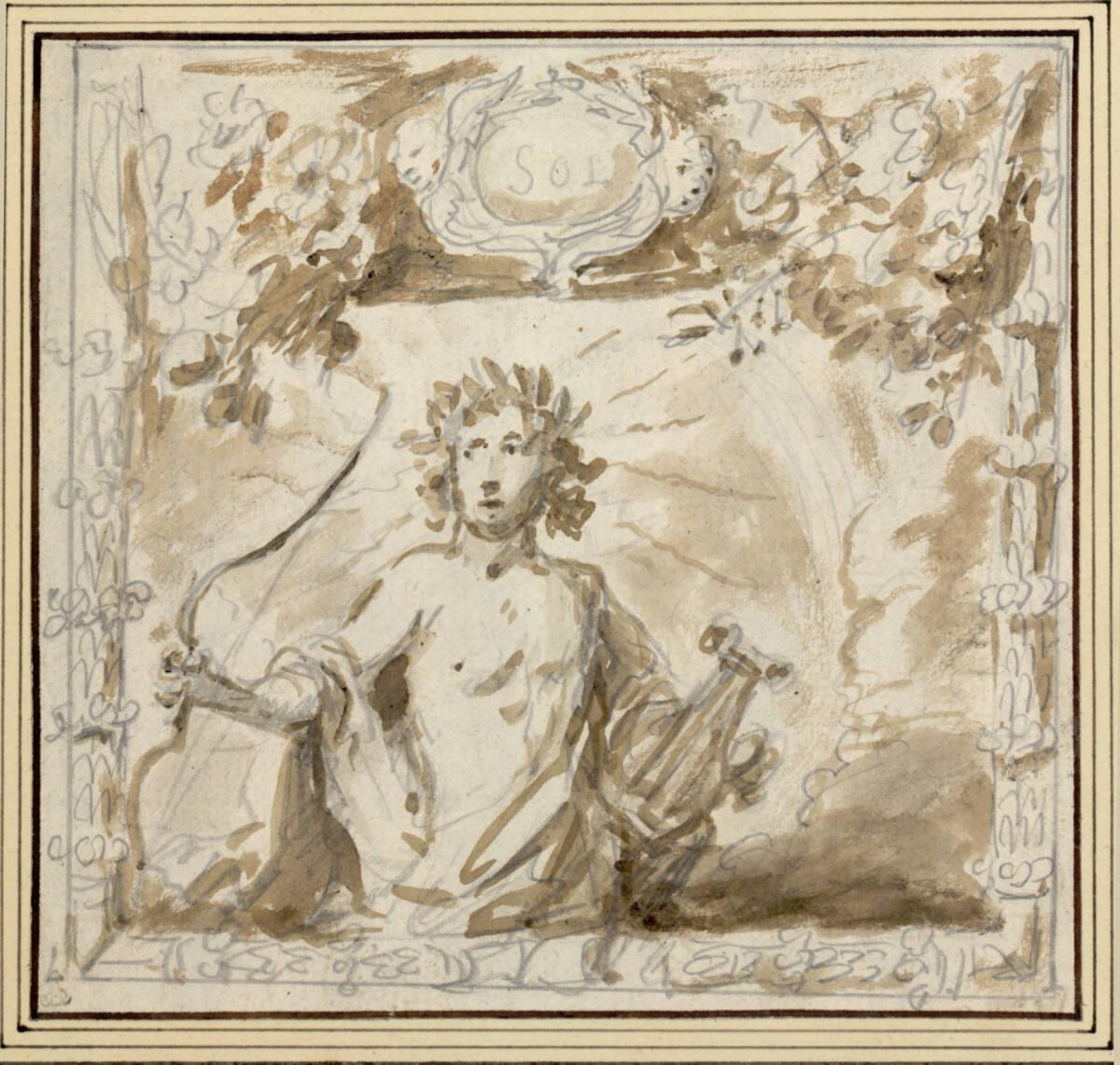 David Teniers d. J., Sol-Apoll (in Girlandenfenster), Inv. Nr.: 9292