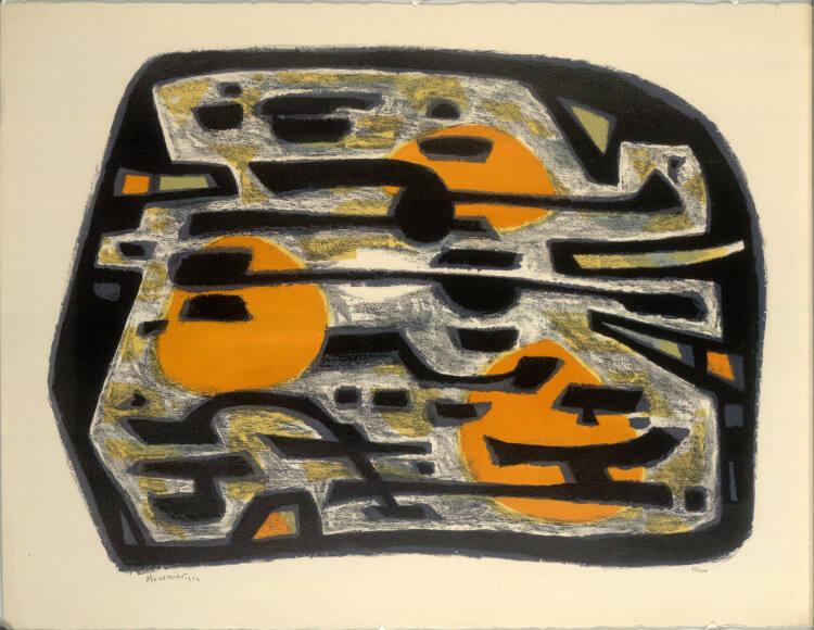 Alfred Manessier, Farbkomposition, Inv. Nr.: DG2003/1303