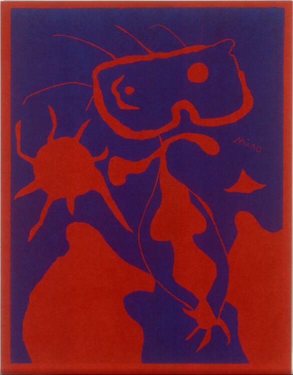 Joan Miró, Aus der Serie XX Siècle Nr. 4 Noel 1938: Ohne Titel, Inv. Nr.: DG2003/656