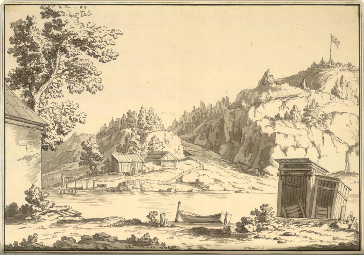 Jakob Philipp Hackert?, Flusslandschaft, Inv. Nr.: 45788