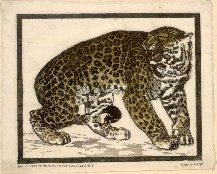 Ludwig Heinrich Jungnickel, Leopard, Inv. Nr.: DG1910/324/7