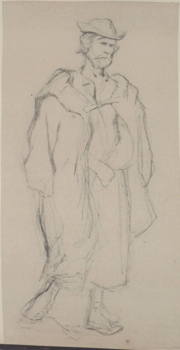 Johann Gualbert Raffalt, Studie eines Hirten, Inv. Nr.: 26046/24