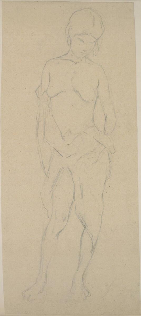 Johann Gualbert Raffalt, Weibliche Aktstudie, Inv. Nr.: 26046/9