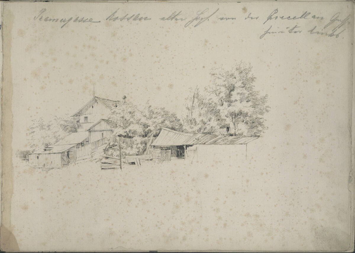 Wien, alter Hof in der Pramergasse, Rossau, Ludwig Rösch