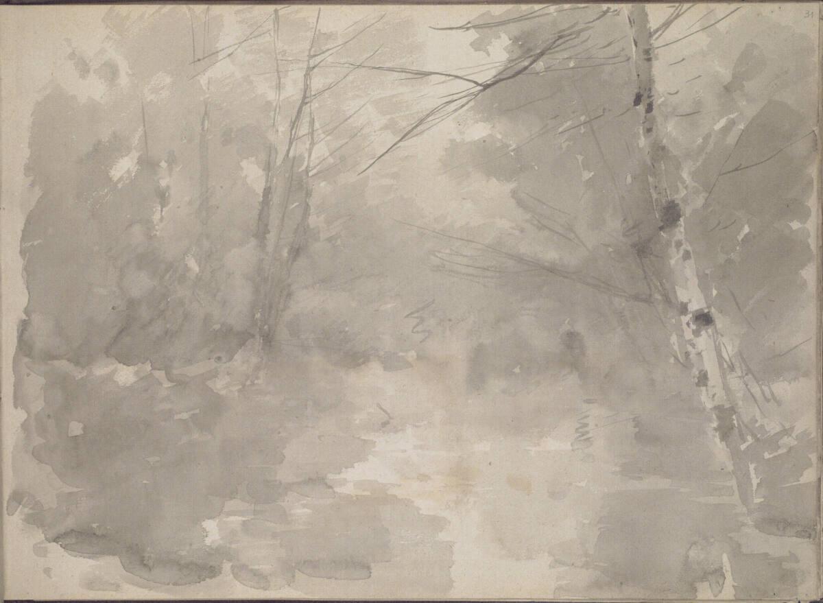 Ludwig Rösch, Waldstudie, Inv. Nr.: 43463/31