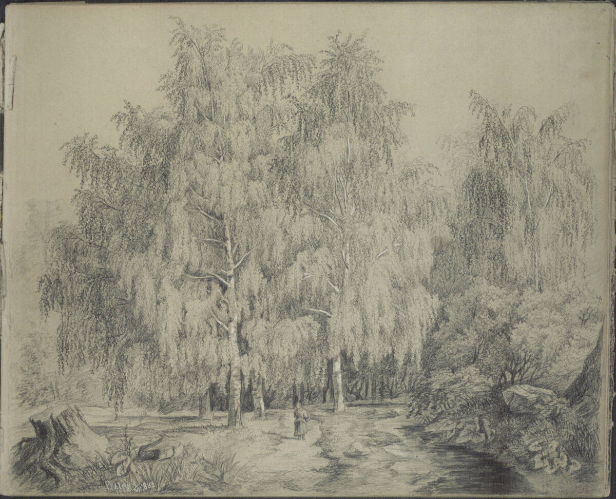 Weg im Prater, Ludwig Rösch