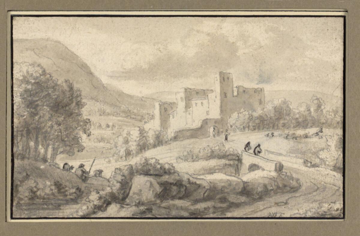 Anthonie Waterloo, Landschaft mit Schloßruine, Inv. Nr.: 9329