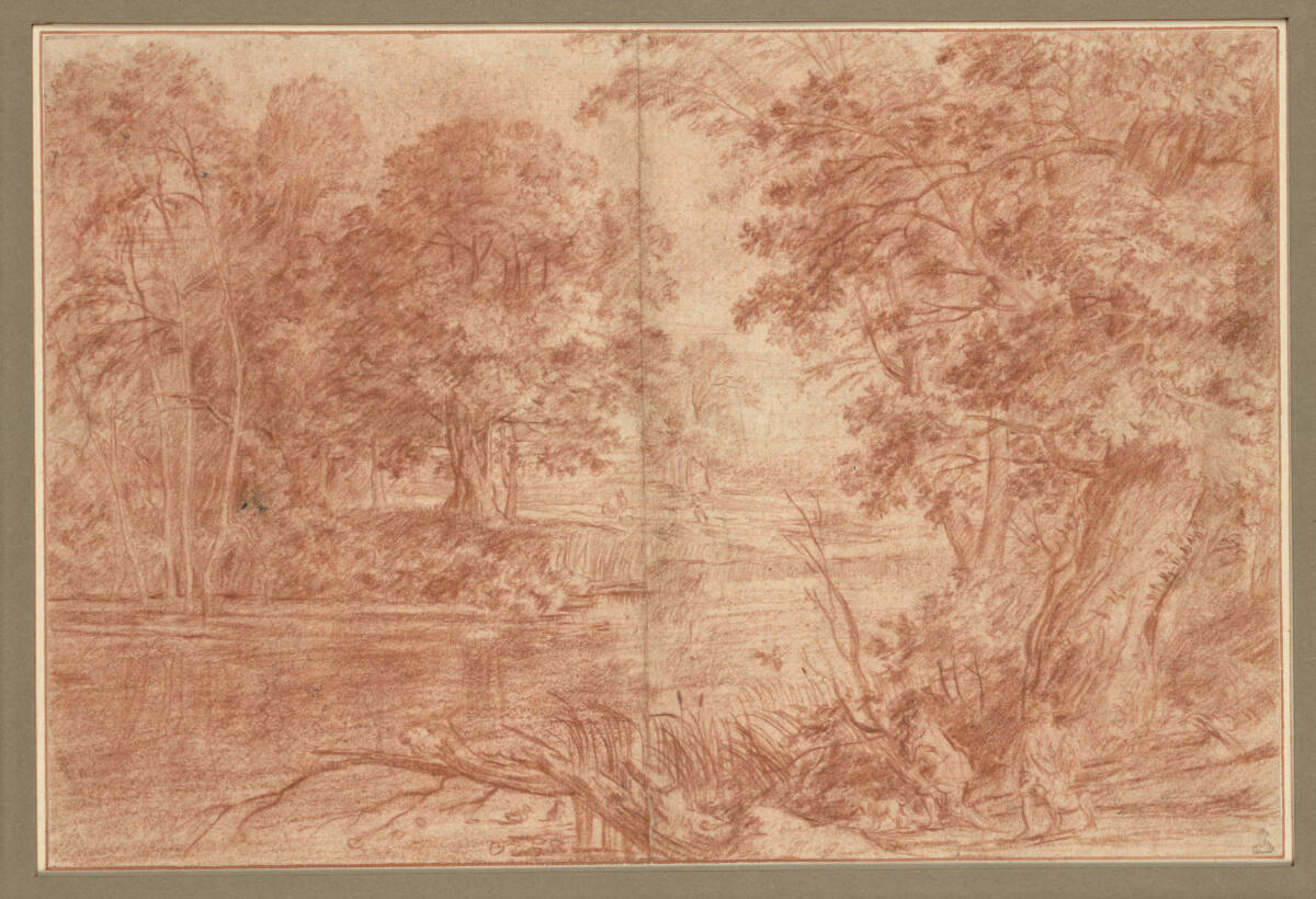 Aulandschaft mit Entenjägern, Antonie Waterloo