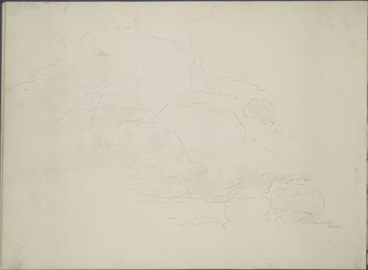 Wolkenstudie, Ludwig Rösch