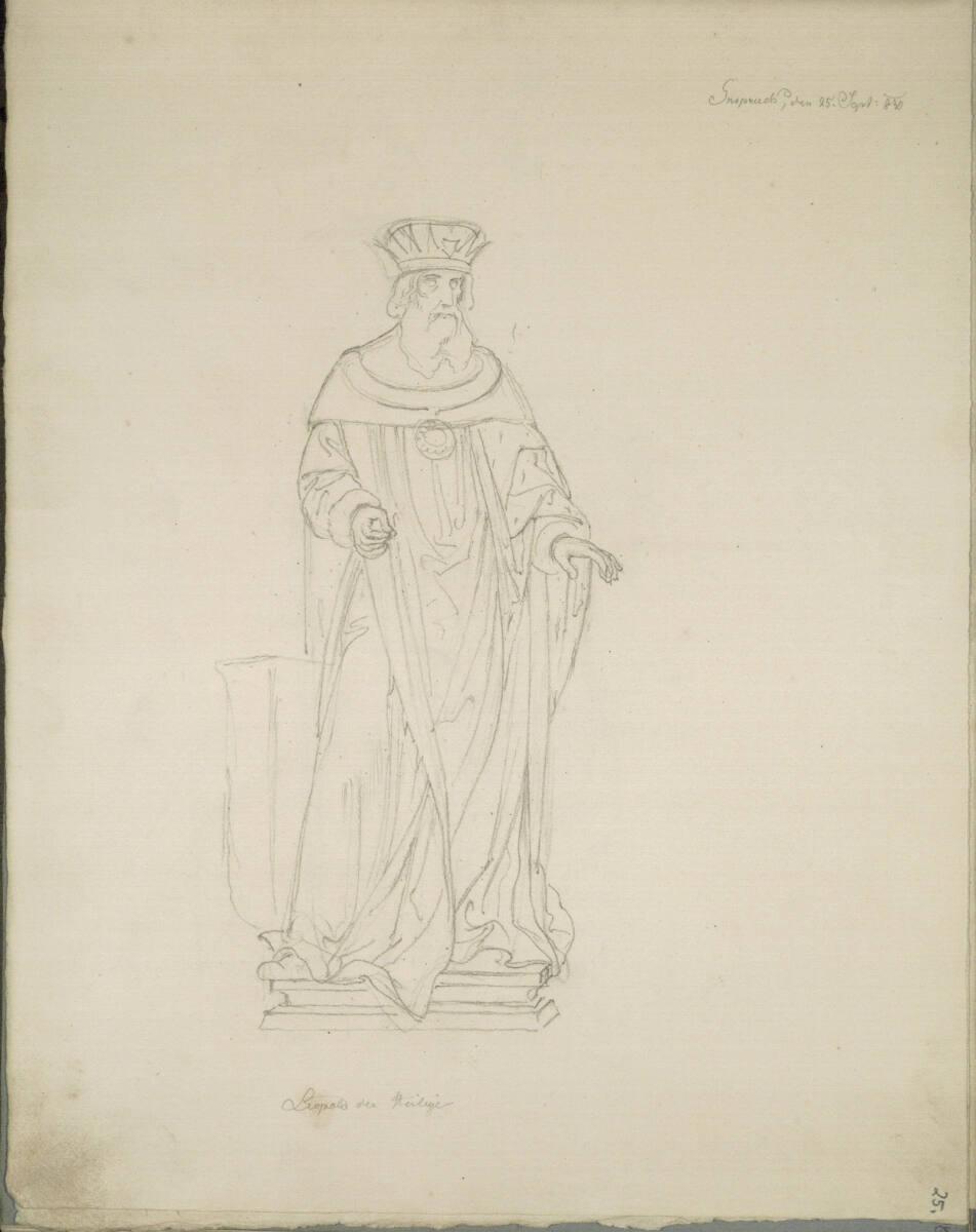Wilhelm August Rieder, Statue Leopolds des Heiligen in der Hofkirche (Franziskanerkirche bzw. S…