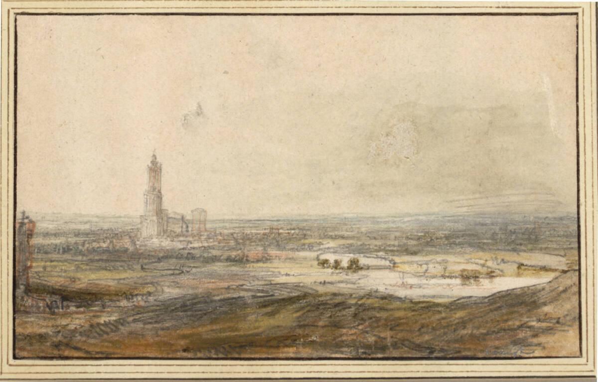 Blick auf Rhenen (?), Inv. Nr.: 9359