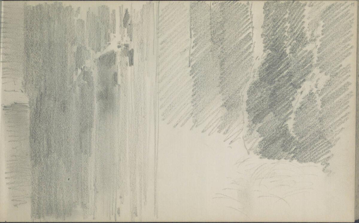 Ludwig Rösch, Zwei Skizzen, Inv. Nr.: 43459/11