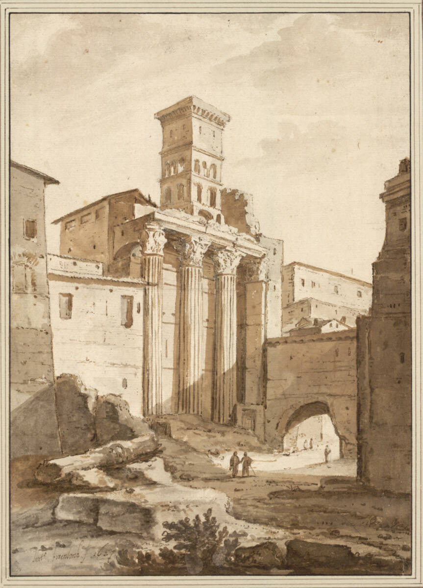 Augustusforum in Rom, Bartholomeus Breenbergh, 1627