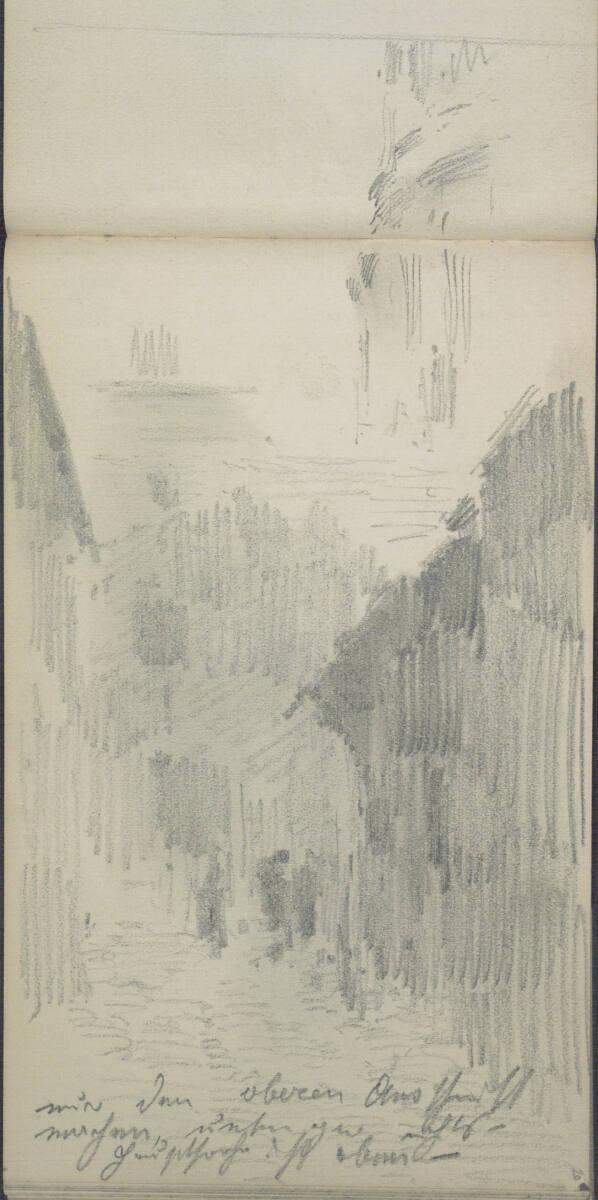 Ludwig Rösch, Architekturskizze, Inv. Nr.: 43459/19v-20