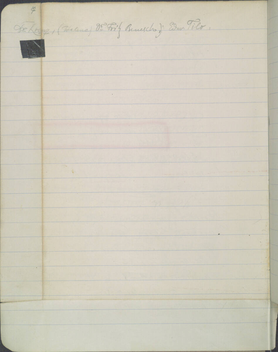Fortsetzung der Liste mit den Namen der Sammler der Vorzugsdrucke, Richard Teschner