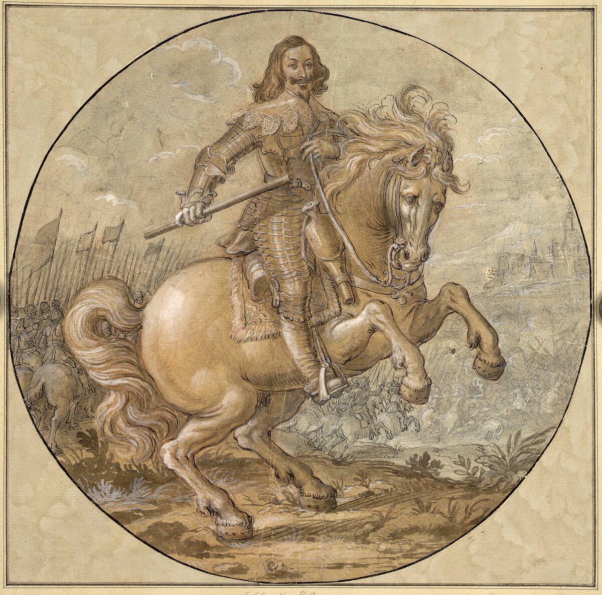 Reiterporträt, Anselmus von Hulle