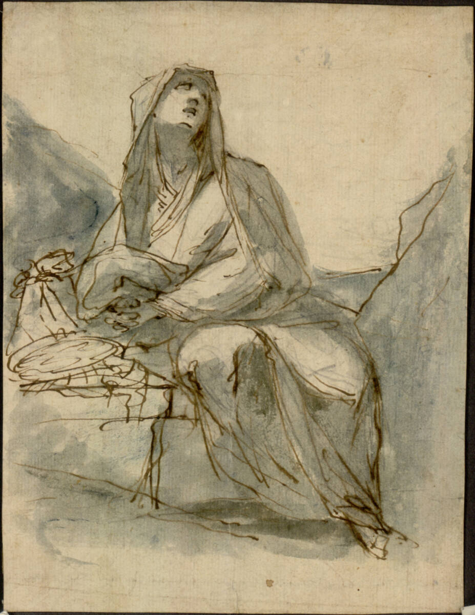 Weinende Madonna, Abraham Bloemaert
