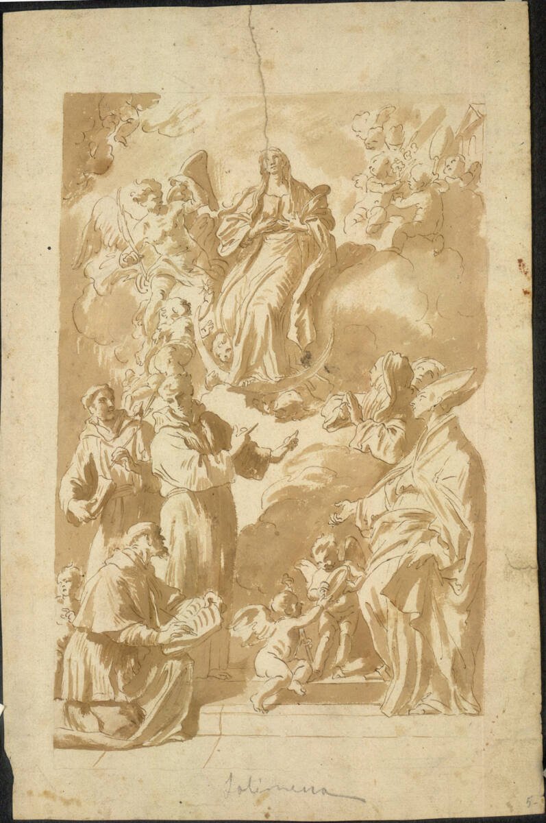 Immaculata mit verschiedenen Heiligen, Francesco Solimena