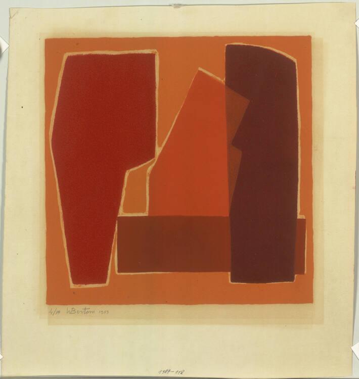 Wander Bertoni, Abstraktion, Inv. Nr.: DG1987/118