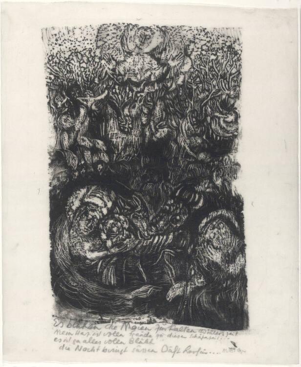 Margret Bilger, Es blühen die Maien zur kalten Winterszeit, Inv. Nr.: DG1993/483