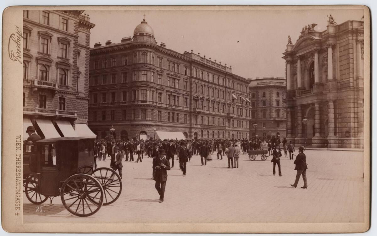 Victor Angerer, Wien, Löwelstraße hinterm Burgtheater, Inv. Nr.: Foto2005/166/7