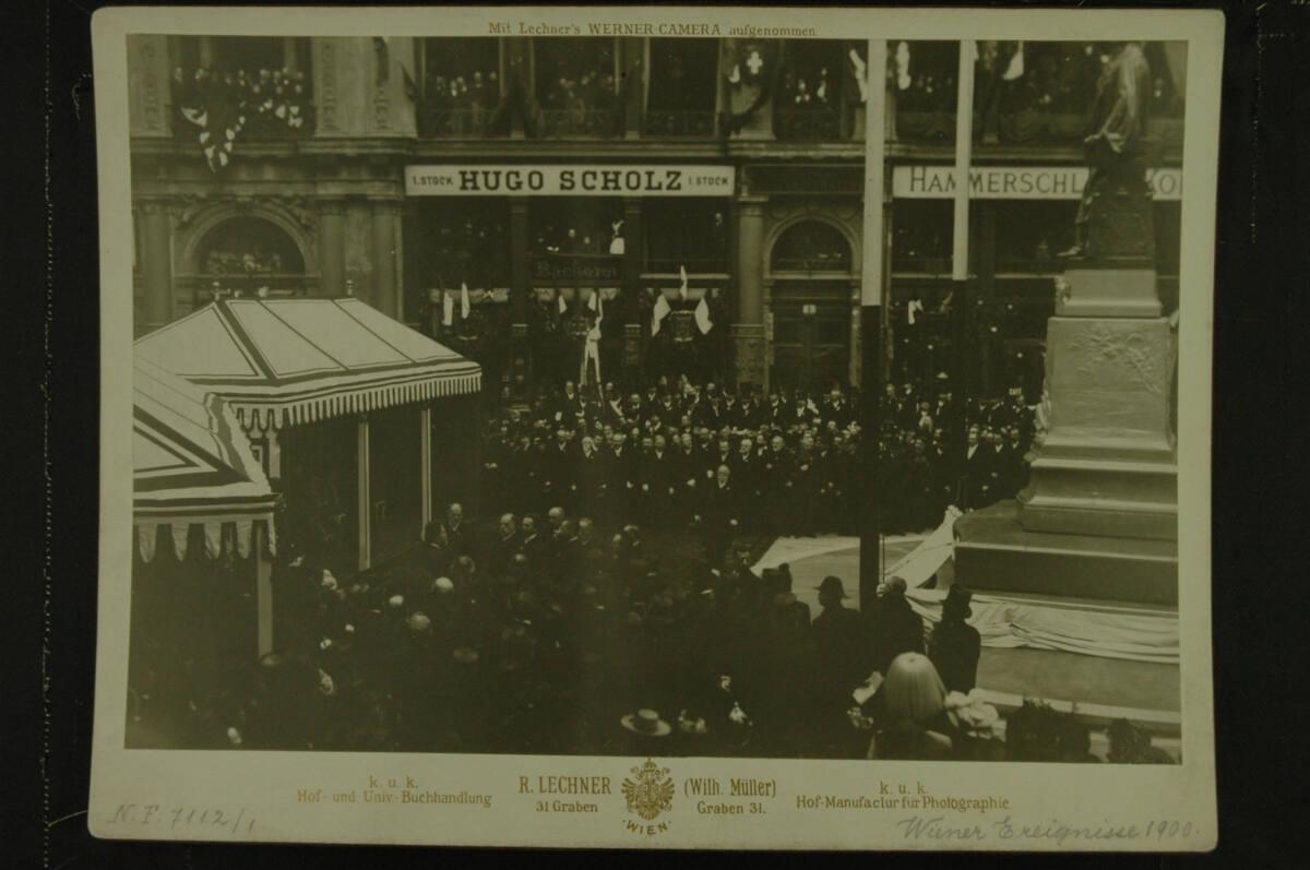 Anonym, Enthüllung des Gutenberg Denkmals, Inv. Nr.: Foto2005/45/487