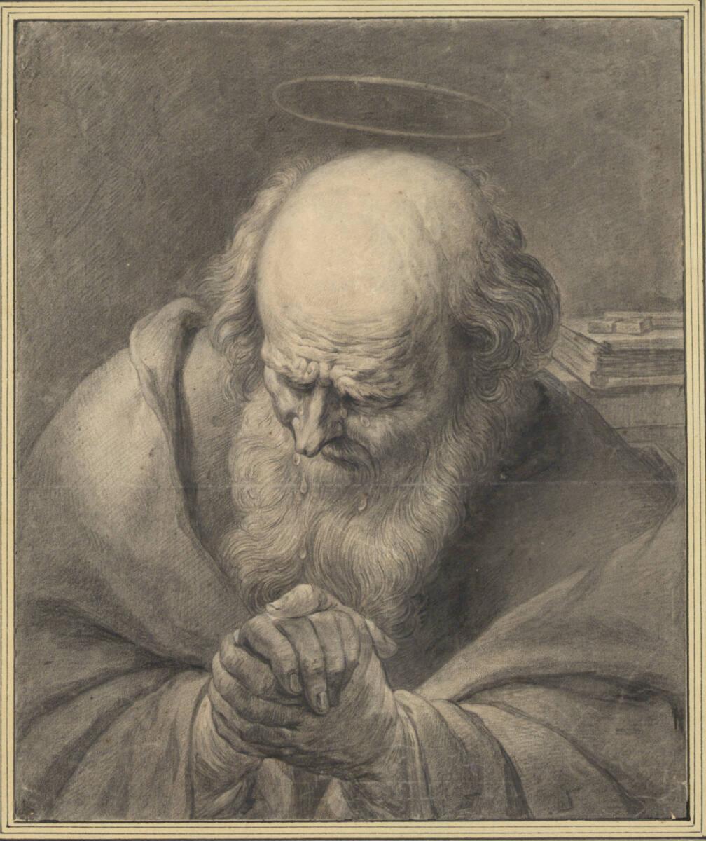 Cornelis van Dalen, Der reuige Petrus, halbfigurig, Inv. Nr.: 9544