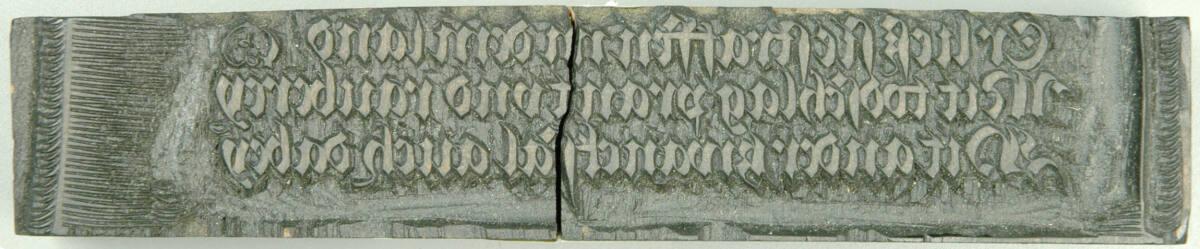 Die "Ehrenpforte" Kaiser Maximilians I.; C'2 - Historie Nr. 7 (Text - untere Hälfte), Inv. Nr.:…